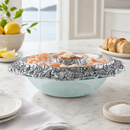 Chilling Appetizer and Seafood Serving Bowl - Grape Pattern by Arthur Court Designs