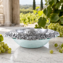 Chilling Appetizer and Seafood Serving Bowl - Grape Pattern by Arthur Court Designs