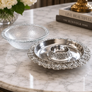 Chilling Appetizer and Seafood Serving Bowl - Grape Pattern by Arthur Court Designs