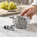 Grape Wine Caddy and Stopper Set by Arthur Court Designs