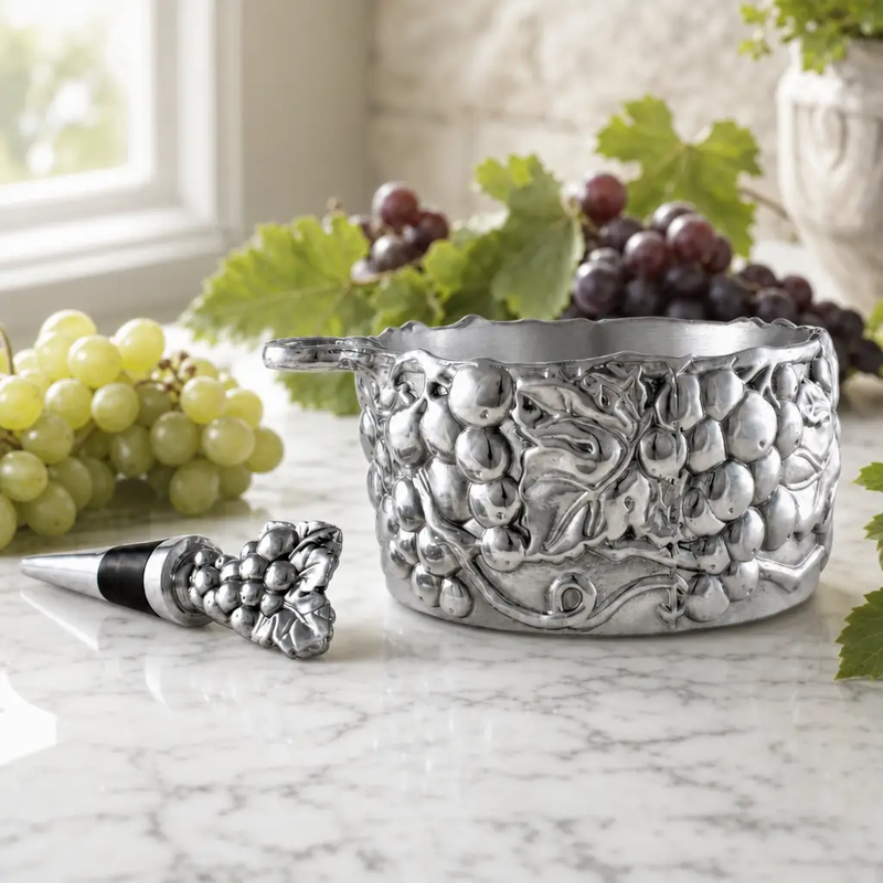 Grape Wine Caddy and Stopper Set, photo 2 of 11