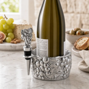Grape Wine Caddy and Stopper Set by Arthur Court Designs