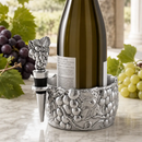 Grape Wine Caddy and Stopper Set by Arthur Court Designs