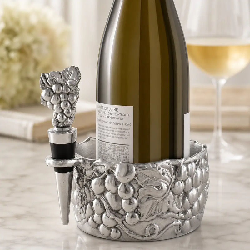 Grape Wine Caddy and Stopper Set, photo 8 of 11