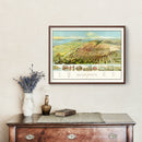 Vintage Map of Salt Lake City, Utah 1891