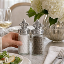 Fleur-De-Lis Salt and Pepper Set by Arthur Court Designs
