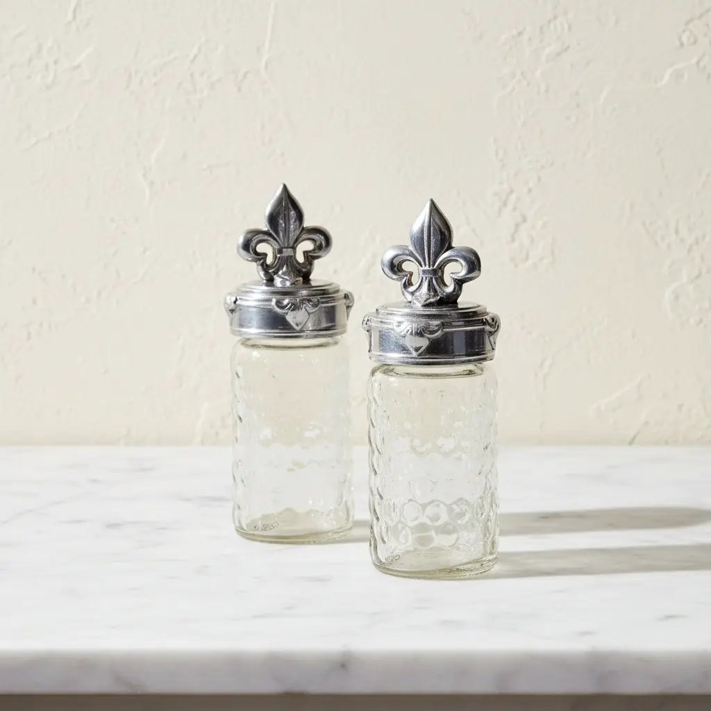 Fleur-De-Lis Salt and Pepper Set, photo 12 of 15
