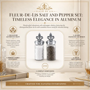 Fleur-De-Lis Salt and Pepper Set by Arthur Court Designs