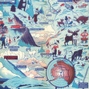 Vintage Map of Mt. McKinley National Park 1937