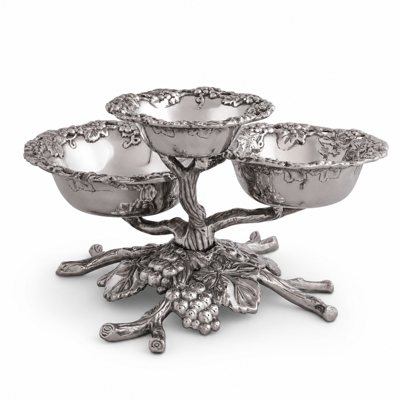 Grape 3-Tiered Bowl