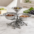 Grape 3-Tiered Bowl by Arthur Court Designs