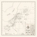 Vintage Map of Anchorage, Alaska 1951