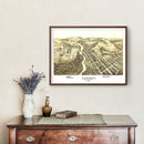 Vintage Map of Lindsey, Pennsylvania 1895