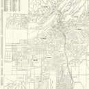 Vintage Map of Hot Springs, Arkansas 1948