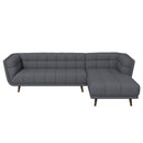 Addison - L Shape Sectional Sofa Tufted by HouseOfZazla