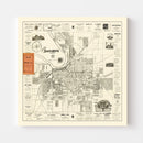 Vintage Map of Montgomery, Alabama 1899