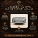 Longhorn 6-1/2 Bowl by Arthur Court Designs