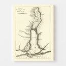 Vintage Map of Mobile, Alabama 1763
