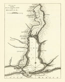 Vintage Map of Mobile, Alabama 1763