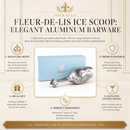 Fleur-De-Lis Ice Scoop by Arthur Court Designs