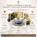 Grape Condiment Server by Arthur Court Designs