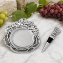 Grape Wine Coaster and Stopper Set by Arthur Court Designs