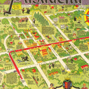 Vintage Map of Pasadena, California 1933