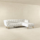 Addison - L Shape Sectional Sofa Tufted by HouseOfZazla