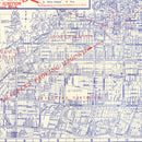 Vintage Map of Hollywood, California 1935