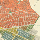 Vintage Map of Beverly Hills, California 1936