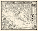 Vintage Map of Toluca Lake Lakeside Golf Club, 1936