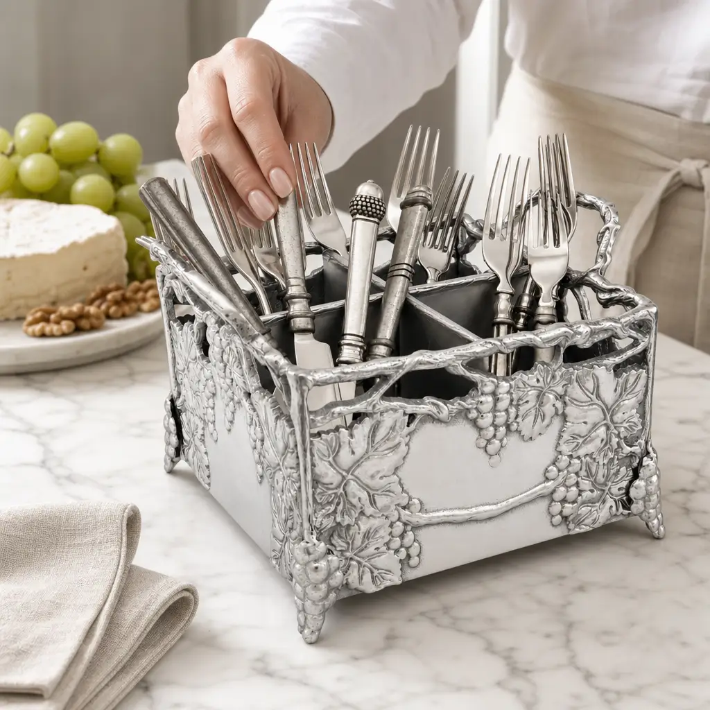 Grapevine Flatware Caddy, photo 4 of 10