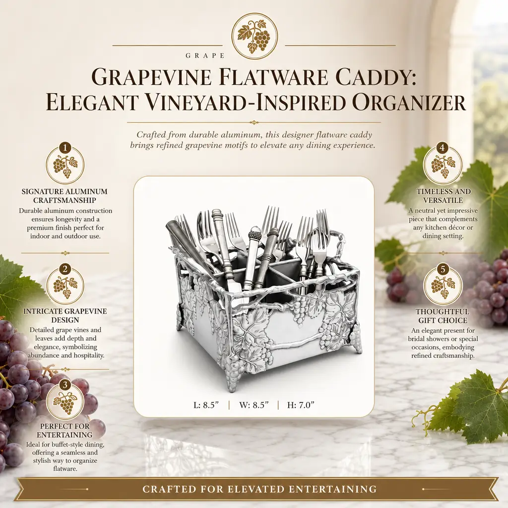 Grapevine Flatware Caddy, photo 10 of 10