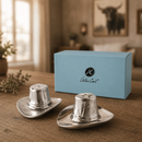 Cowboy Hat Salt and Pepper Set by Arthur Court Designs