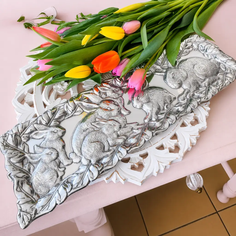 Bunny Oblong Tray, photo 6 of 8