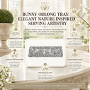 Bunny Oblong Tray by Arthur Court Designs