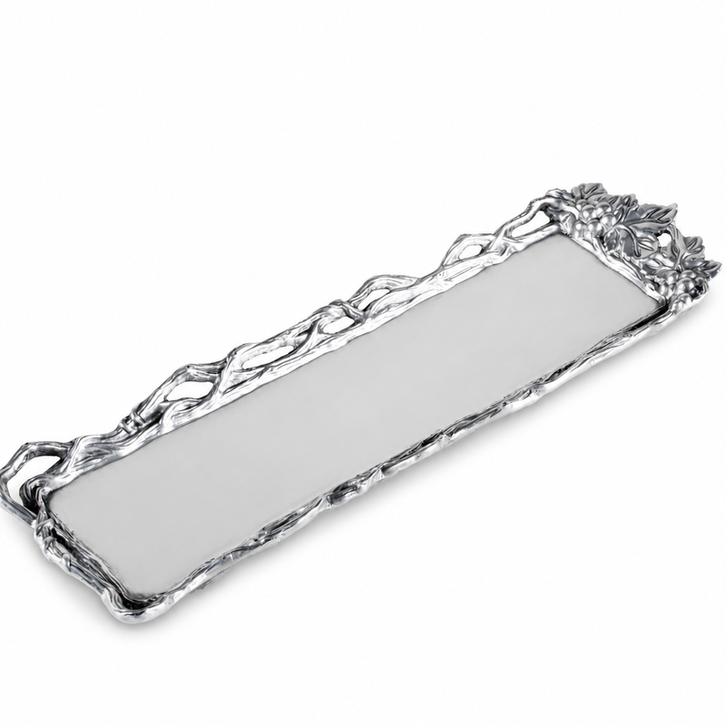 Grape Open Vine Oblong Tray