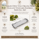 Grape Open Vine Oblong Tray by Arthur Court Designs