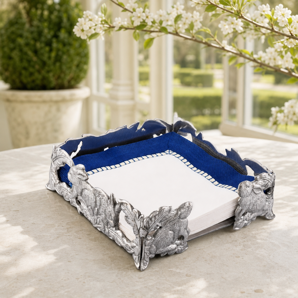 Bunny Luncheon Napkin Box, photo 2 of 8