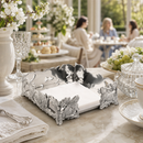 Bunny Luncheon Napkin Box by Arthur Court Designs
