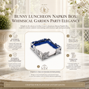 Bunny Luncheon Napkin Box by Arthur Court Designs