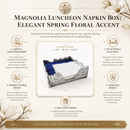 Magnolia Luncheon Napkin Box by Arthur Court Designs