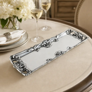 Fleur-De-Lis Oblong Tray by Arthur Court Designs