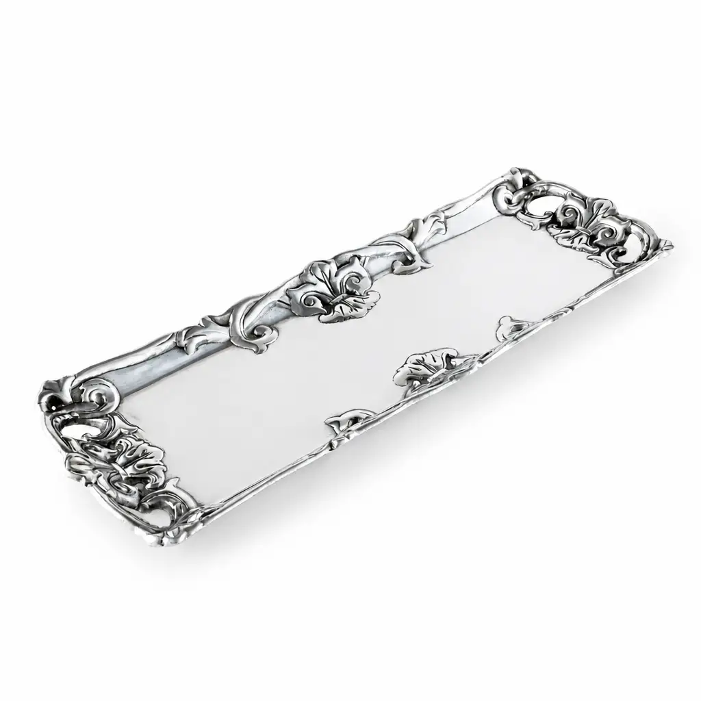 Fleur-De-Lis Oblong Tray