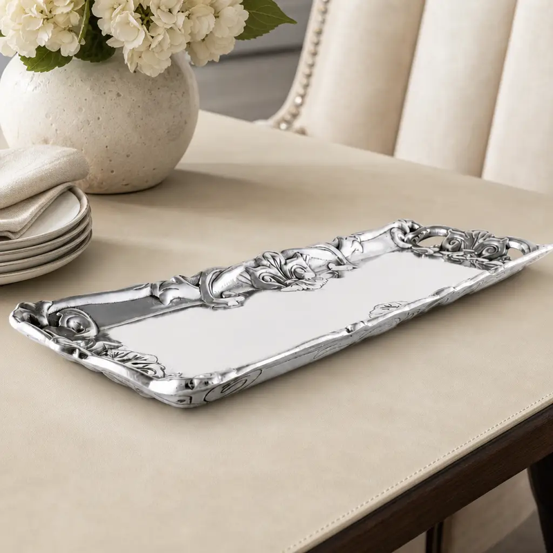 Fleur-De-Lis Oblong Tray, photo 3 of 12
