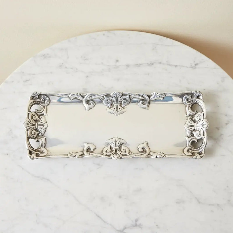 Fleur-De-Lis Oblong Tray, photo 10 of 12