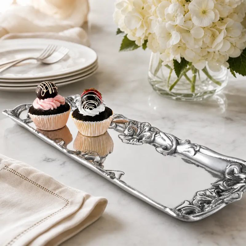 Fleur-De-Lis Oblong Tray, photo 7 of 12