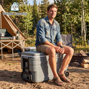 103 Quart Wheeled Cooler with Pull Handle and Drain Plug by DirectDeals