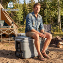 103 Quart Wheeled Cooler with Pull Handle and Drain Plug by LJGDeals
