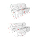 Brenda - Sofa With Manual Recline Function